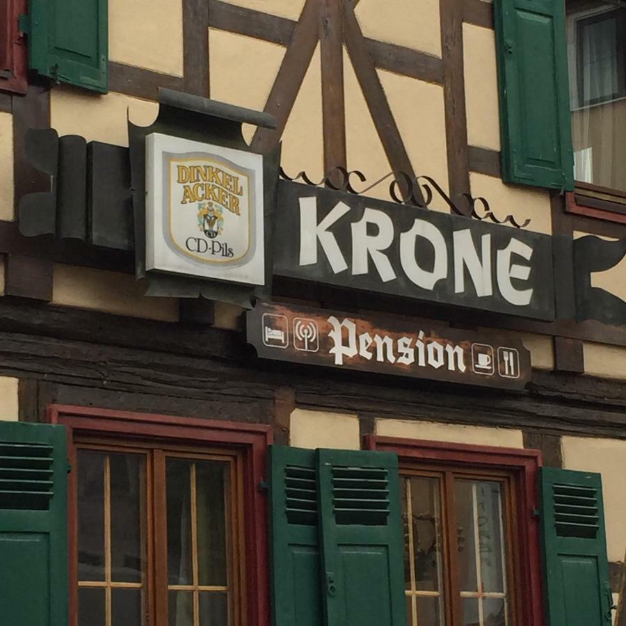 Pension Krone Sternenfels Екстериор снимка